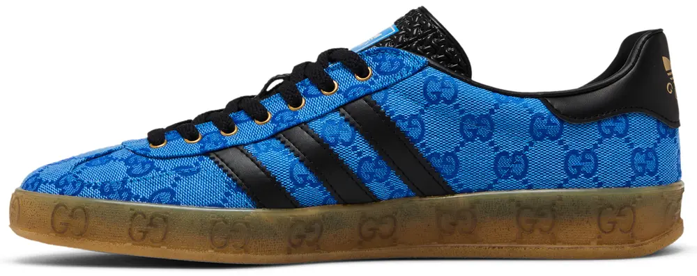 Adidas x Gucci Dark Blue Monogram - Image 3