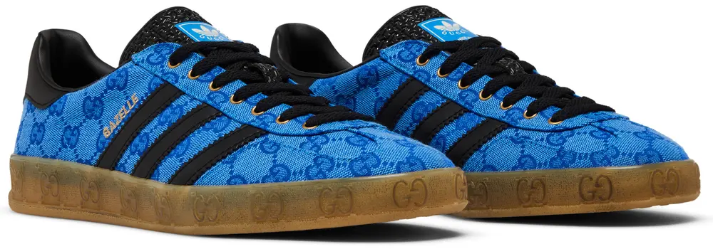 Adidas x Gucci Dark Blue Monogram - Image 6