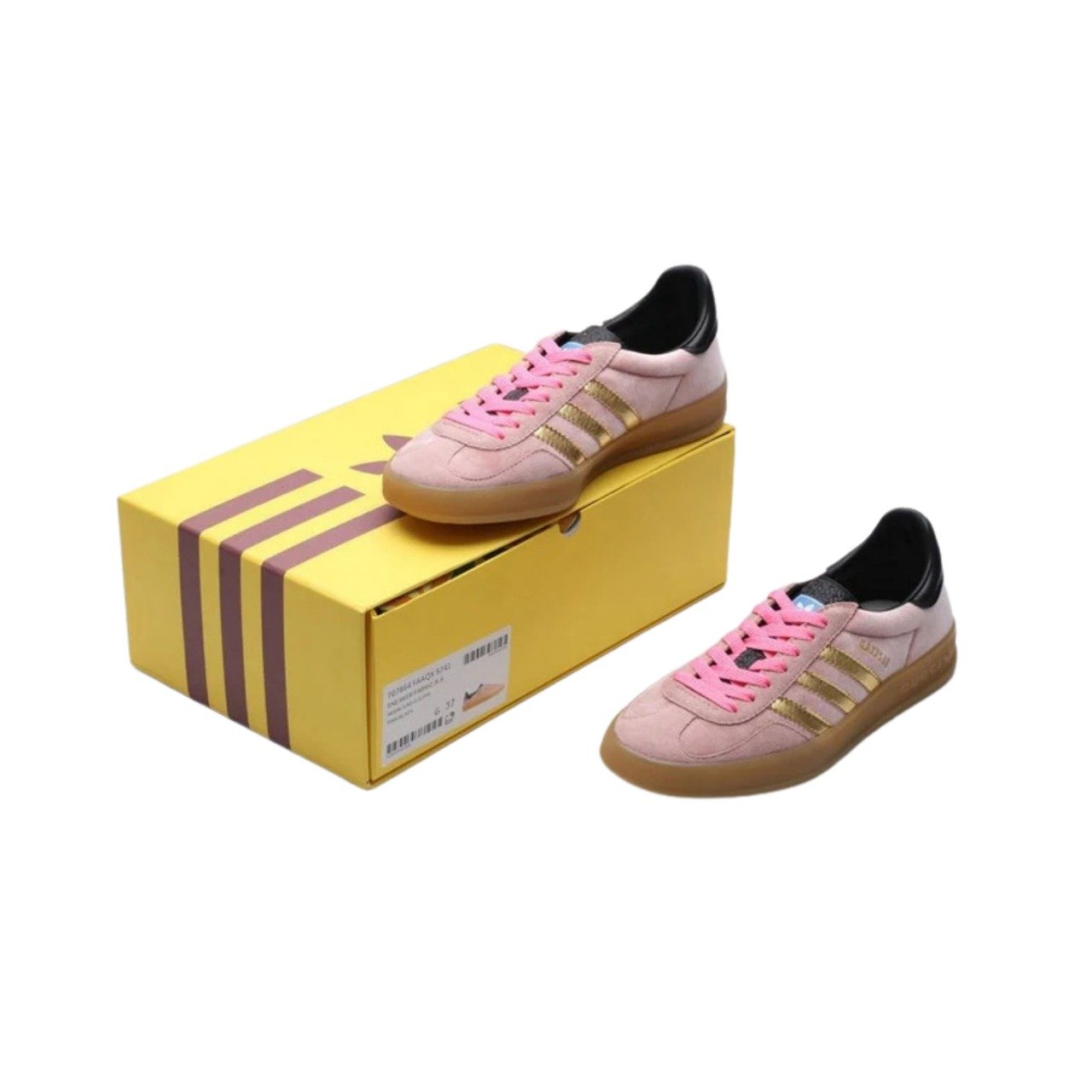 Adidas x Gucci Sneaker Pink Soft - Image 7