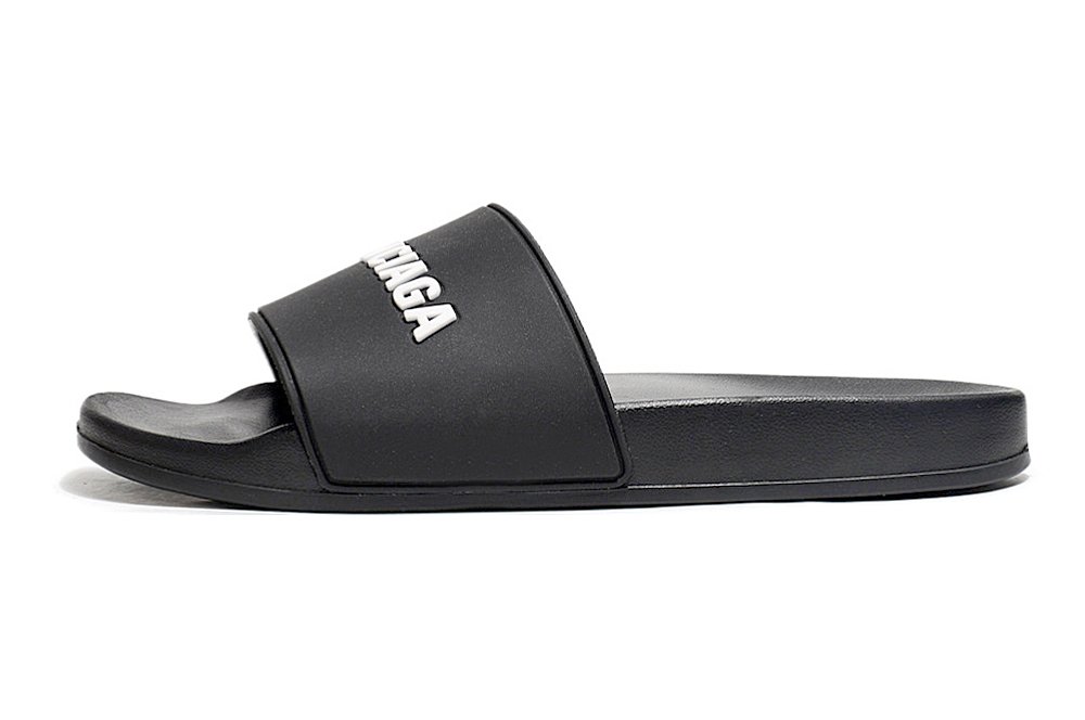 Balenciaga Slide Sandals – Black