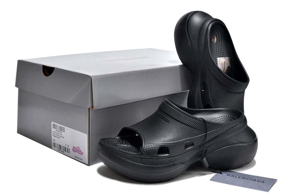 Balenciaga Pool Crocs Black - Image 2