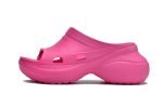 Balenciaga Pool Crocs Pink
