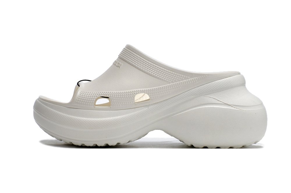 Balenciaga Pool Crocs White