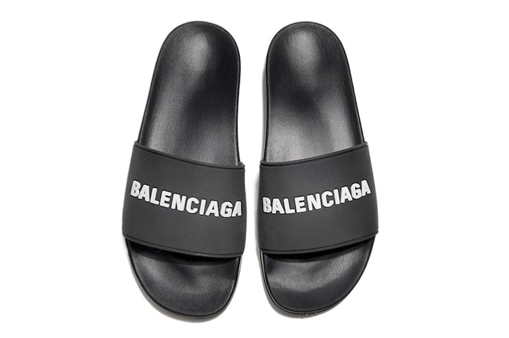 Balenciaga Slide Sandals – Black - Image 3