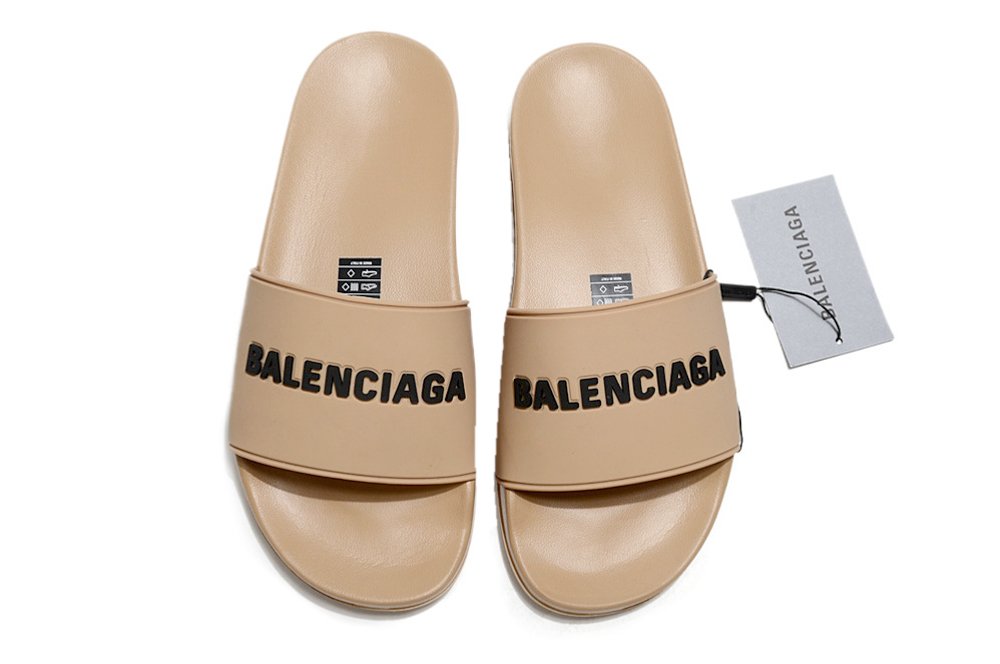 Balenciaga Slide Sandals – Brown - Image 4