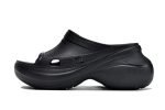 Balenciaga Pool Crocs Black