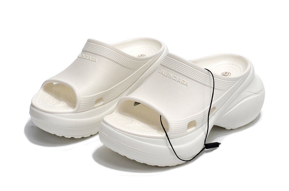 Balenciaga Pool Crocs White - Image 2