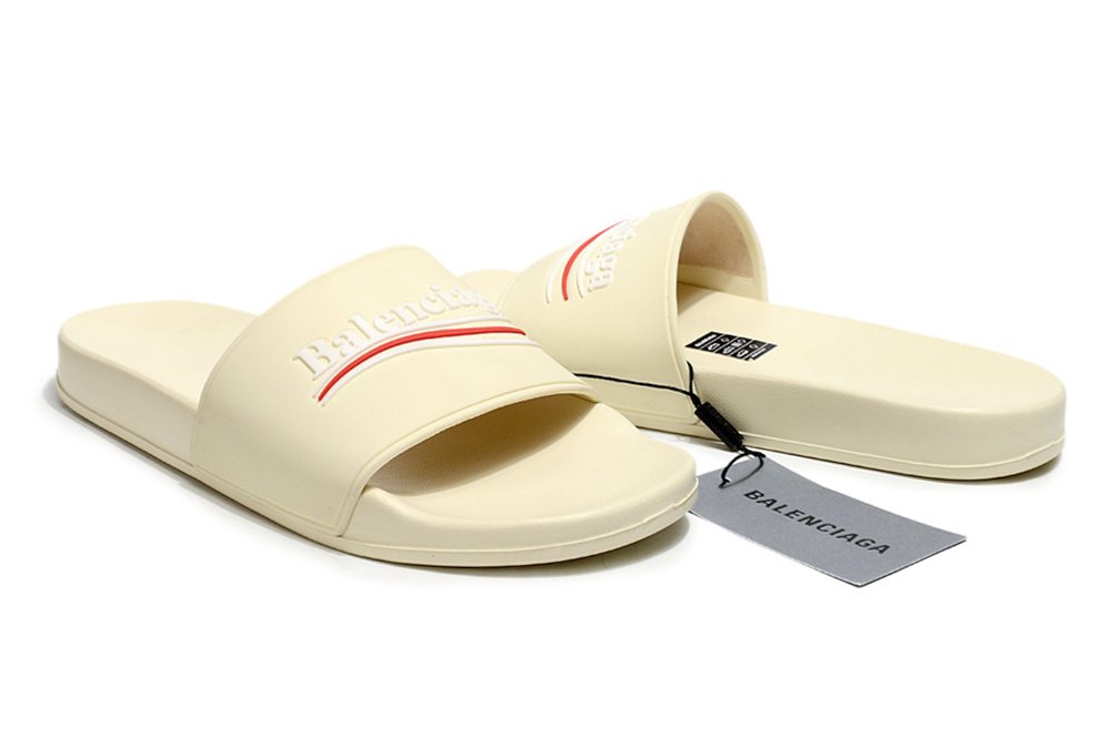 Balenciaga Slide Sandals – Beige - Image 7