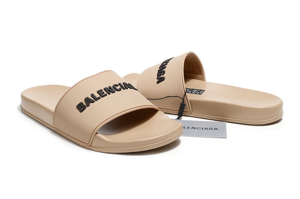Balenciaga Slide Sandals – Brown - Image 3