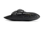 Balmain B-IT Quilted Leather Mules Black
