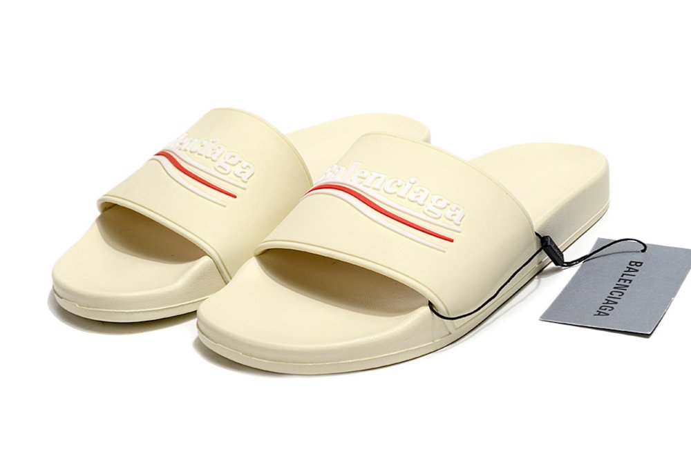 Balenciaga Slide Sandals – Beige - Image 5