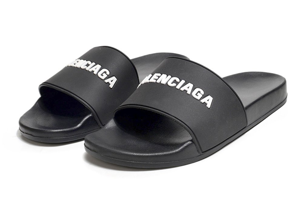 Balenciaga Slide Sandals – Black - Image 5