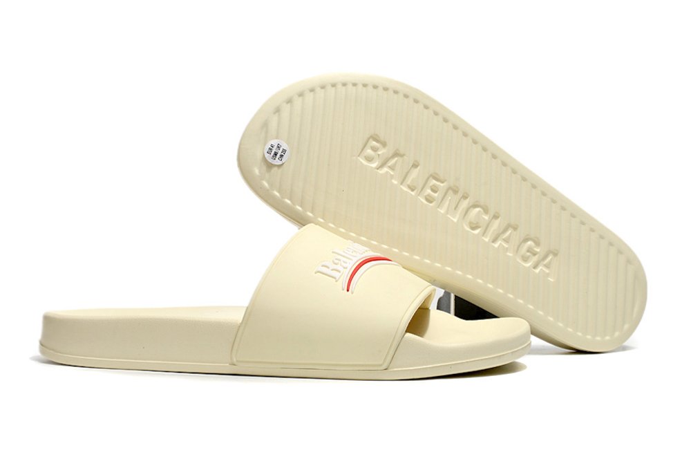 Balenciaga Slide Sandals – Beige - Image 4