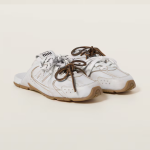 New Balance X Miu Miu 530 SL deco calf leather mules